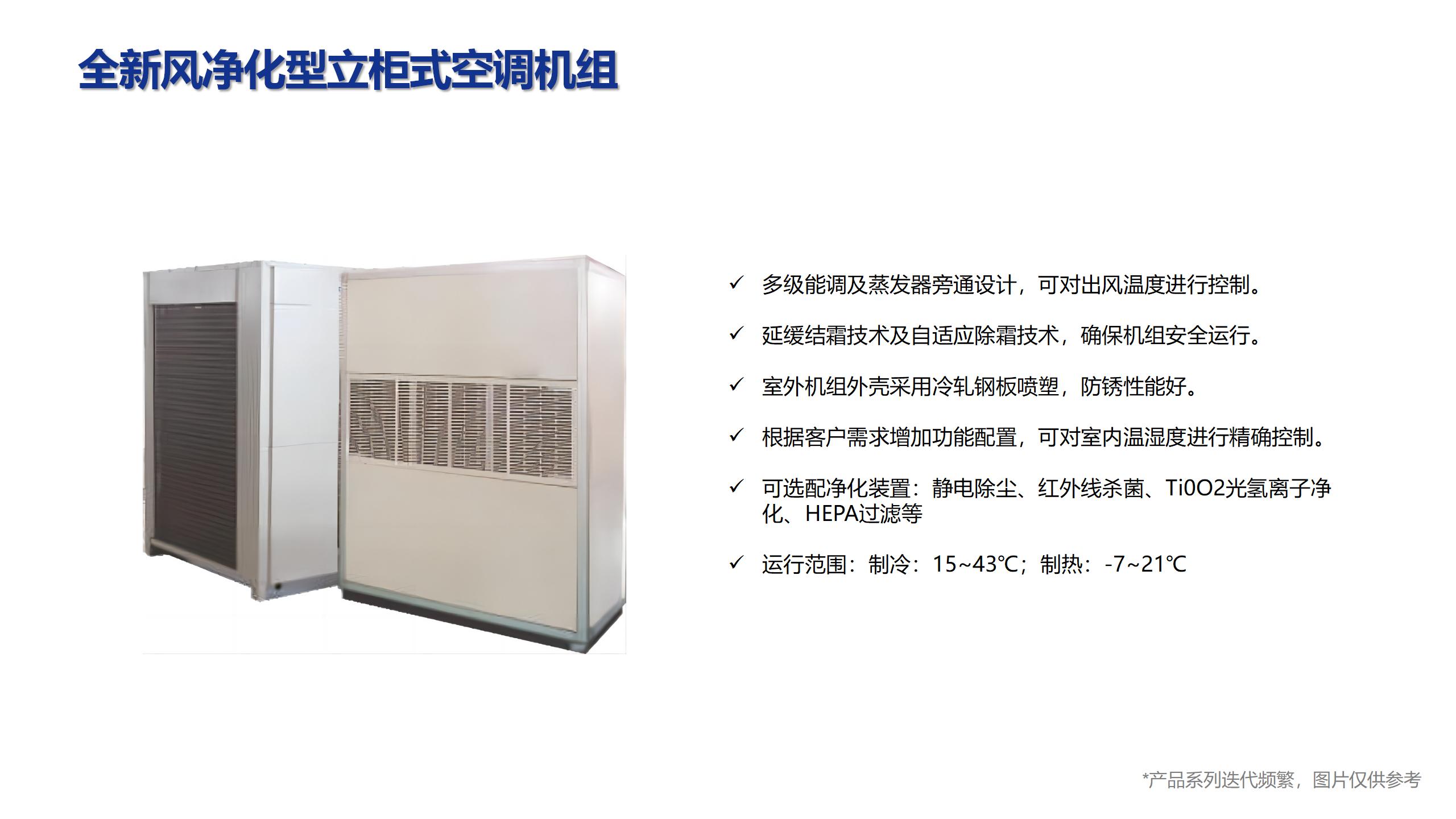 全新风净化型立柜式空调机组